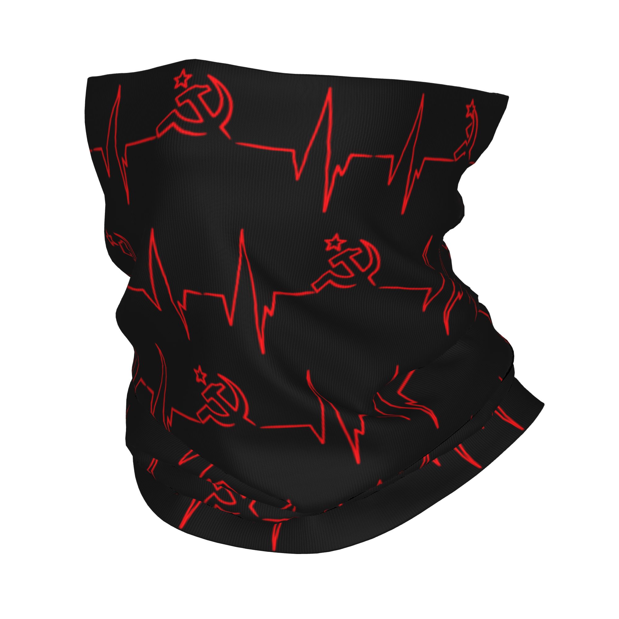 Neck Warmer Tube - ผ้าพันคอคลุมหน้าลายธงชาติรัสเซียแบบกำหนดเอง ลายธงชาติโซเวียต ป้องกันลม สำหรับผู้ชายและผู้หญิง ผ้าคลุมศีรษะแบบท่อ บาลาคลาวา