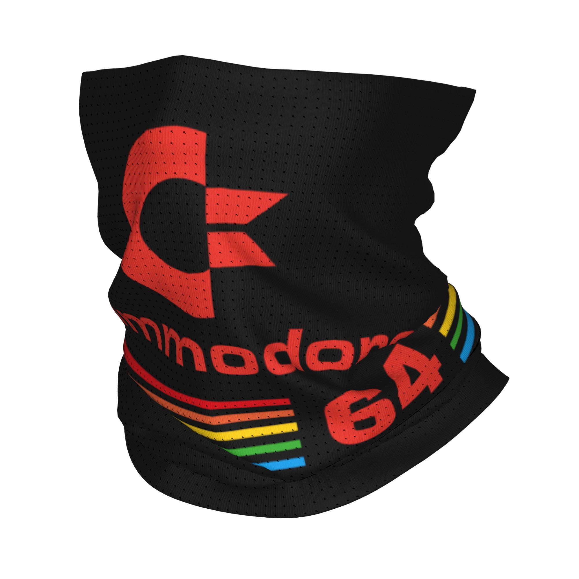 Neck Warmer Tube - ผ้าพันคอแบบท่อสำหรับฤดูหนาว Custom Commodore 64 สำหรับผู้หญิงและผู้ชาย ใช้สำหรับเล่นสกี
