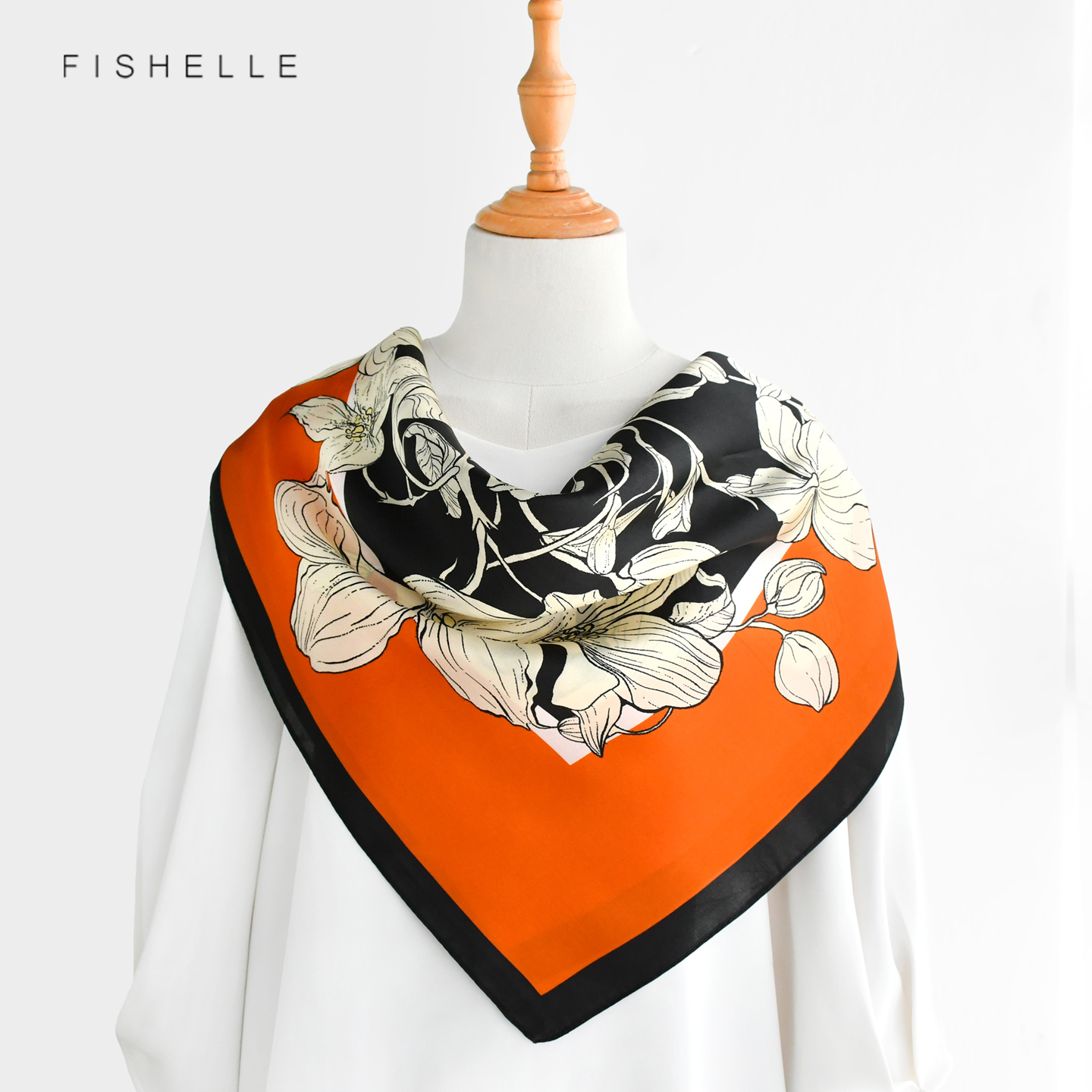 ผ้าพันคอไหมมัลเบอร์รี่ 100% ลา - Silk Neck Scarf บทวิจารณ์และราคา