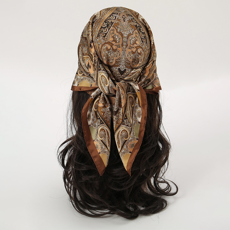 สไตล์โบฮีเมียนพิมพ์แบรนด์หรูผ้ - Face Scarf Mask บทวิจารณ์และราคา