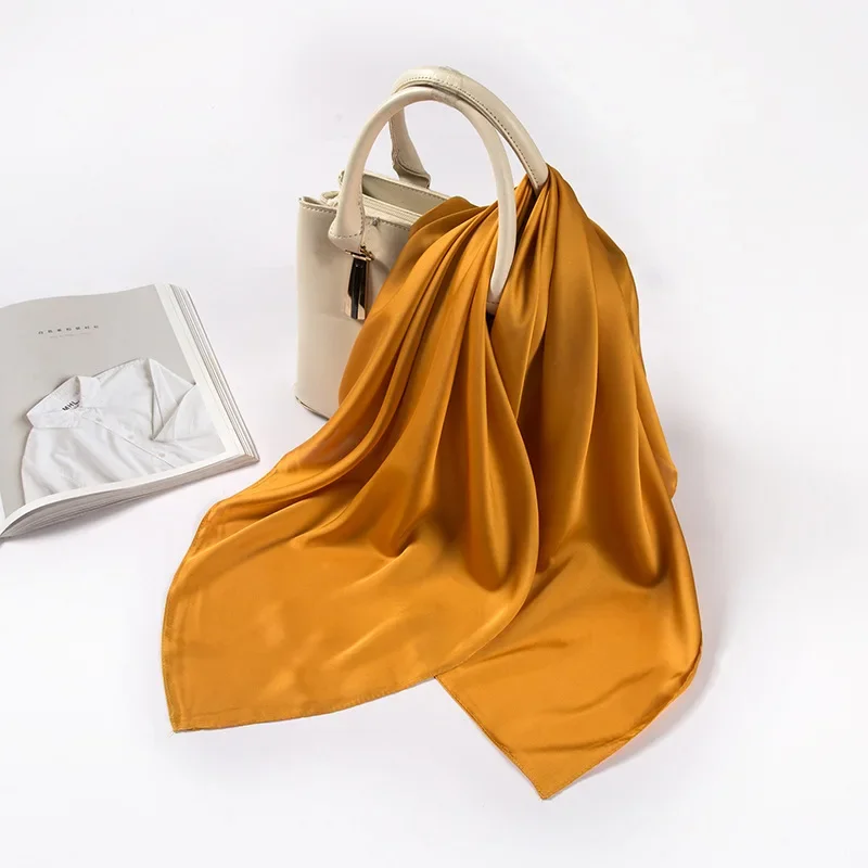 ผ้าพันคอซาตินสำหรับผู้หญิง ขนา - Scarf Silk Square บทวิจารณ์และราคา