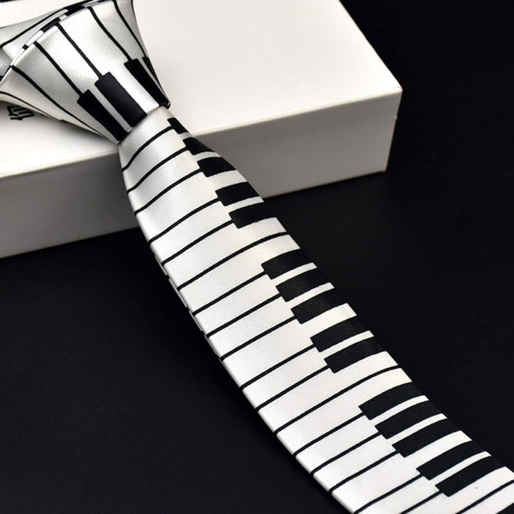เนคไทลำลองลายสกินนี่ ไนฟ์ แบล็ - Skinny Tie Men บทวิจารณ์และราคา