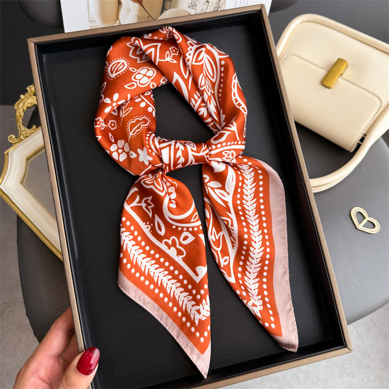 ผ้าพันคอไหมพิมพ์ลายเม็ดมะม่วงห - Silk Neck Scarf บทวิจารณ์และราคา