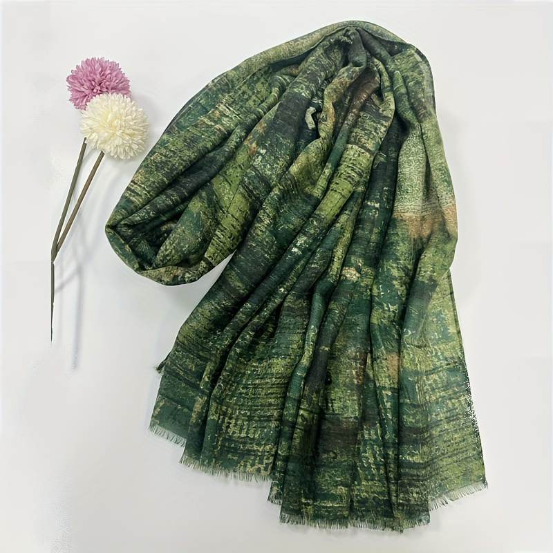 ผ้าพันคอแบรนด์หรูผ้าพันคอผ้าฝ้ - Pashmina Wrap Large บทวิจารณ์และราคา