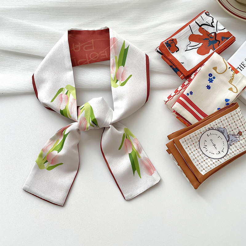 ใหม่แบรนด์หรูรุ่นผ้าพันคอผ้าไห - Silk Neck Scarf บทวิจารณ์และราคา