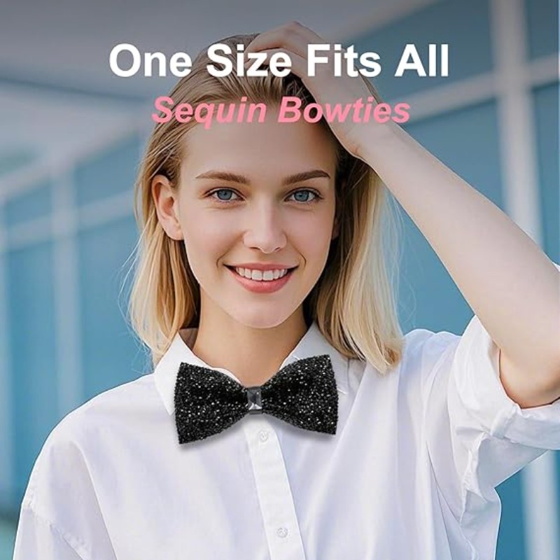 โบว์ไทแฟชั่นประดับเพชรสำหรับผู - Bow Tie Pre Tied บทวิจารณ์และราคา